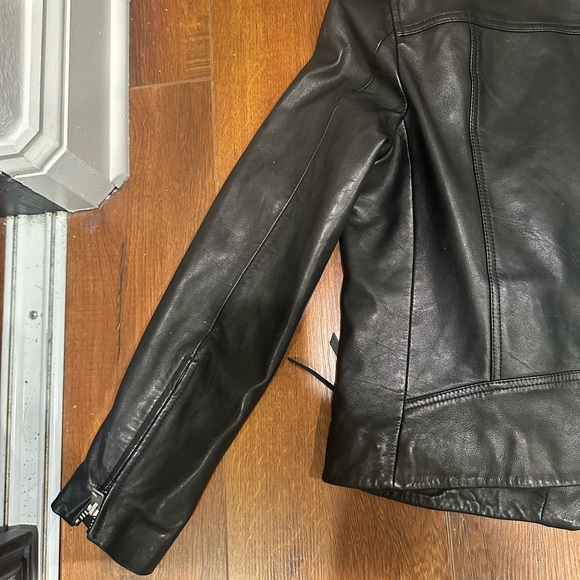 ALLSAINTS Dalby Leather Biker Jacket - Picture 15 of 17